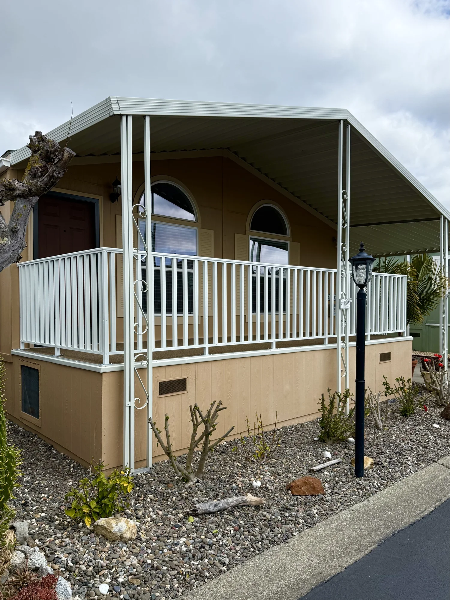Covered deck and entry